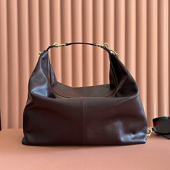 Bagsaaa Gucci Brera large crossbody bag 864485 dark brown - 45cm