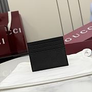 Bagsaaa Gucci Aria card case 875873 black - 10cm - 1