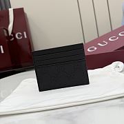 Bagsaaa Gucci Aria card case 875873 black - 10cm - 5