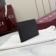 Bagsaaa Gucci Aria card case 875873 black - 10cm - 4