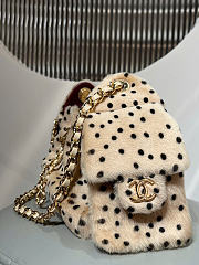 Bagsaaa CHANEL 25 Mini Handbag AS5631 leopard-printed pony hair - 22cm - 2