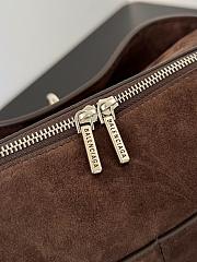 Bagsaaa Balenciaga Rodeo Camera Bag in light espresso waxed suede - 22.3cm - 2