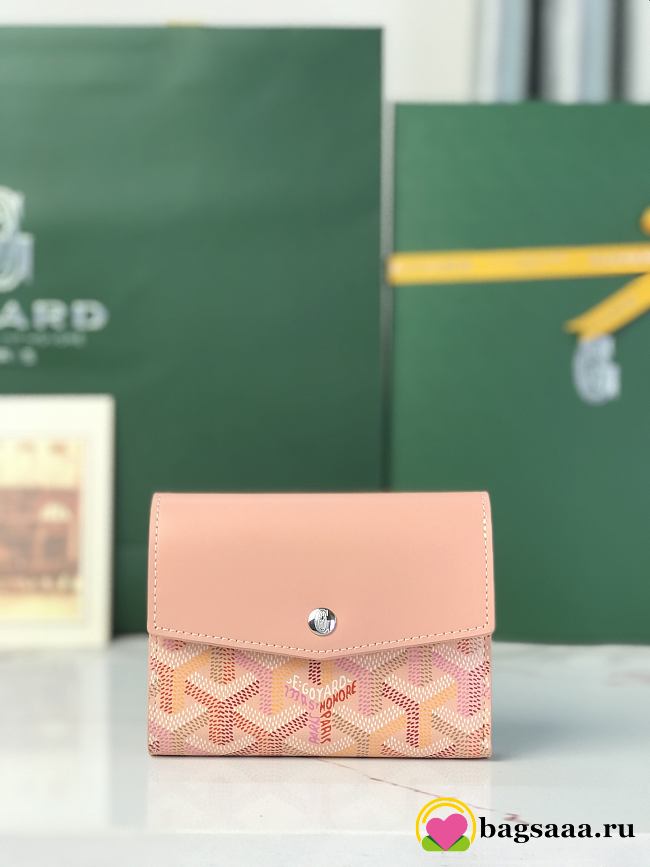 Bagsaaa Goyard Saint Gabriel Wallet limited edition powder pink - 12cm - 1