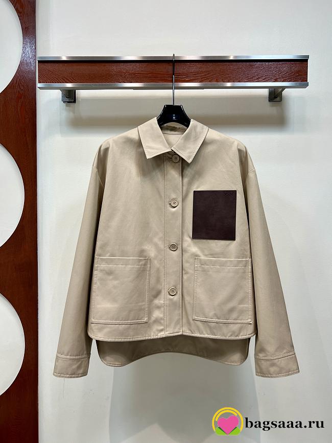 Bagsaaa Loewe Workwear jacket in cotton Beige - 1