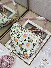 Bagsaaa Dior Saddle bag from the Daisy Garden collection- 25.5cm - 2