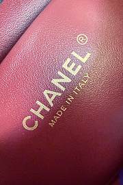 Bagsaaa Chanel Mini Flap Bag with Top Handle AS6424 Black - 19.5cm - 4