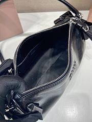 Bagsaaa Miu Miu Shiny leather pouch 5NE029 Black - 21cm - 4