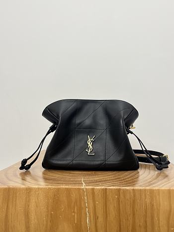 Bagsaaa YSL JAMIE shoulder pouch in lambskin 862712 black - 26cm