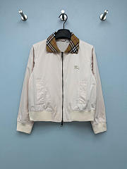 Bagsaaa Burberry Gabardine Glenfields Harrington Jacket white - 1