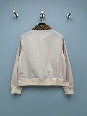 Bagsaaa Burberry Gabardine Glenfields Harrington Jacket white - 2