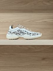Bagsaaa Miu Miu Bubble embroidered technical fabric and suede sneakers - 2