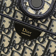 Bagsaaa Small Dior Promenade Shopping Bag Black Flat Cannage Calfskin - 27cm - 2