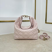 Bagsaaa Small Dior Toujours hobo bag Cannage light pink - 22.5cm - 1