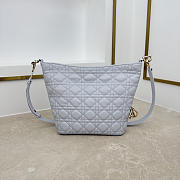 Bagsaaa Small Dior Toujours hobo bag Cannage light blue - 22.5cm - 3