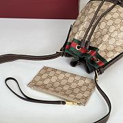 Bagsaaa Gucci Venice small bucket bag ‎A002GW brown GG - 23cm - 4