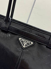 Bagsaaa Prada Bonnie leather tote bag 2VG128 black - 50cm - 3