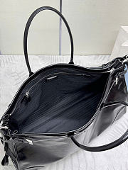 Bagsaaa Prada Bonnie leather tote bag 2VG128 black - 50cm - 2