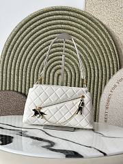 Bagsaaa Chanel Small Hobo Bag AS6411 White Lambskin - 29cm - 1