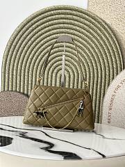 Bagsaaa Chanel Small Hobo Bag AS6411 Dark Khaki Lambskin - 29cm - 1