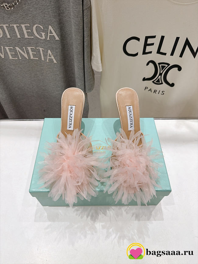 Bagsaaa Aquazzura Poème Mule 85 pink - 1