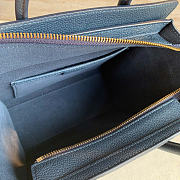 Bagsaaa Celine Navy Micro Luggage Bag Top Handle Bag - 20cm - 4