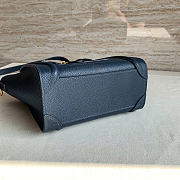 Bagsaaa Celine Navy Micro Luggage Bag Top Handle Bag - 20cm - 3
