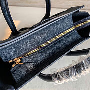 Bagsaaa Celine Navy Micro Luggage Bag Top Handle Bag - 20cm - 2