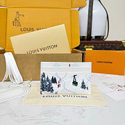 Bagsaaa LV M14864 Double Card Holder Ski White - 11 x 7 x 1.5 cm - 1