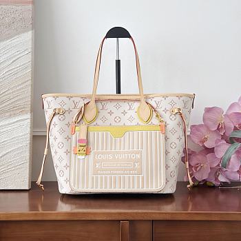 Bagsaaa LV M2A095 Neverfull Inside Out MM Monogram Dune - 47cm