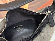 Bagsaaa Chanel Spring Summer 2026 Clutch with chain AP5187 Khaki & Black -  17.5cm - 2
