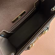 Bagsaaa Gucci Horsebit Duomo small top handle bag A006O9 brown GG - 20cm - 3