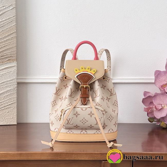 Bagsaaa LV M2A079 Montsouris Mini Monogram Dune - 25cm - 1