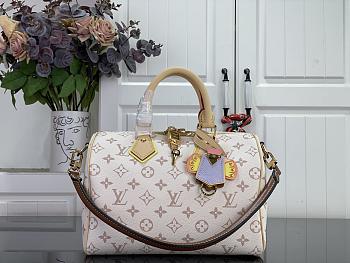Bagsaaa LV M2A038 Speedy Bandoulière 25 Monogram Dune - 26cm