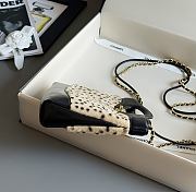 Bagsaaa Chanel 31 Mini Shopping Bag Black Suede AS4133 light beige and black - 23cm - 3