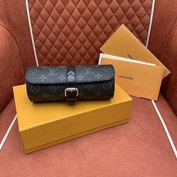 Bagsaaa LV M43385 3 Watch Case Monogram Eclipse - 20cm