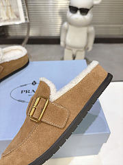 Bagsaaa Prada Suede mules light brown - 2