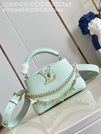 Bagsaaa LV M29951 Capucines Mini Bag Mint Green - 21cm