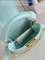 Bagsaaa LV M29951 Capucines Mini Bag Mint Green - 21cm - 4