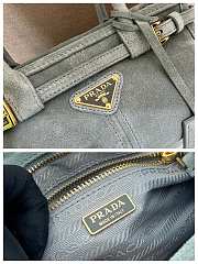 Bagsaaa Prada Bonnie suede mini handbag 1BA486 Opaline - 23.5 cm - 4