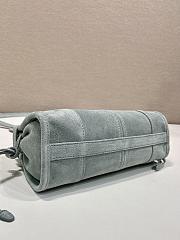 Bagsaaa Prada Bonnie suede mini handbag 1BA486 Opaline - 23.5 cm - 3