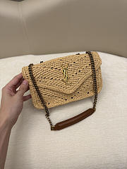 Bagsaaa YSL Loulou small in raffia 868579 - 24cm - 1