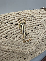 Bagsaaa YSL Loulou small in raffia 868579 - 24cm - 4