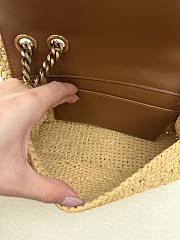 Bagsaaa YSL Loulou small in raffia 868579 - 24cm - 3