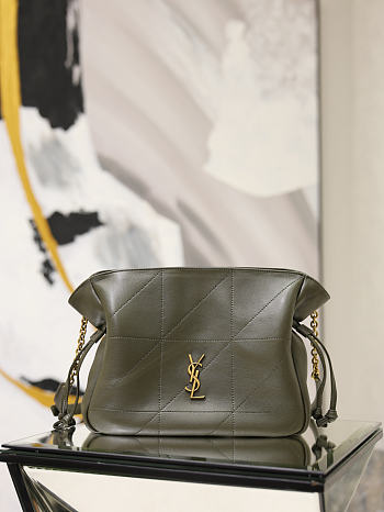Bagsaaa YSL JAMIE shoulder pouch in lambskin 862712 light musk - 26cm