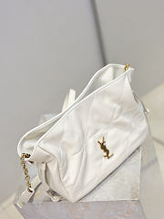 Bagsaaa YSL JAMIE shoulder pouch in lambskin 862712 white - 26cm - 4