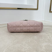 Bagsaaa Dior Adiorable Mini Bucket Bag Two-Tone Soupir Pink and Latte Cannage Lambskin - 22 cm - 3