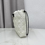Bagsaaa Dior Adiorable Mini Bucket Bag Two-Tone Latte and Black Cannage Lambskin - 22 cm - 3