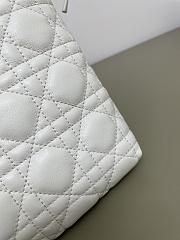 Bagsaaa Dior Adiorable Mini Bucket Bag Latte Cannage Lambskin - 22cm - 2