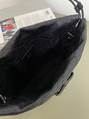 Bagsaaa Dior Adiorable Mini Bucket Bag Black Cannage Lambskin - 22cm - 2