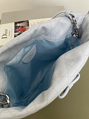 Bagsaaa Adiorable Mini Bucket Bag Ice Blue Cannage Lambskin - 22cm - 3